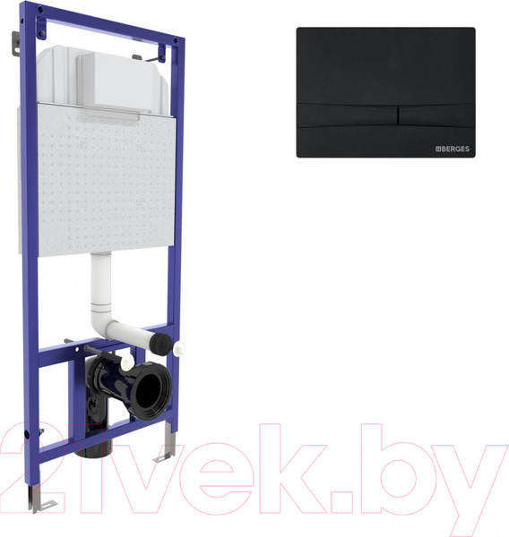 Изображение товара Унитаз подвесной с инсталляцией Berges Ventas / 043326