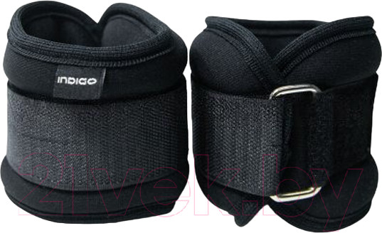 Изображение товара Комплект утяжелителей Indigo Sport Кросс 2x1.0кг / SM-435 (черный)