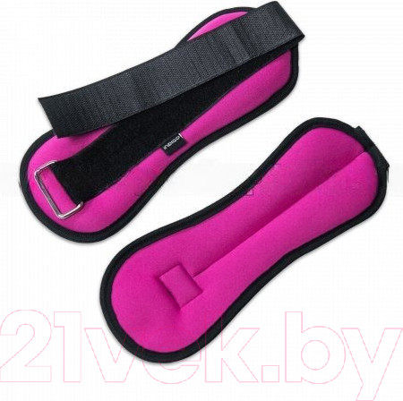 Изображение товара Комплект утяжелителей Indigo Sport Кросс 2x1.0кг / SM-435 (розовый)