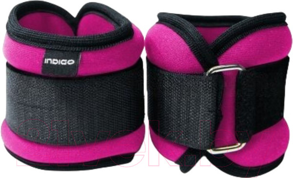 Изображение товара Комплект утяжелителей Indigo Sport Кросс 2x0.5кг / SM-435 (розовый)