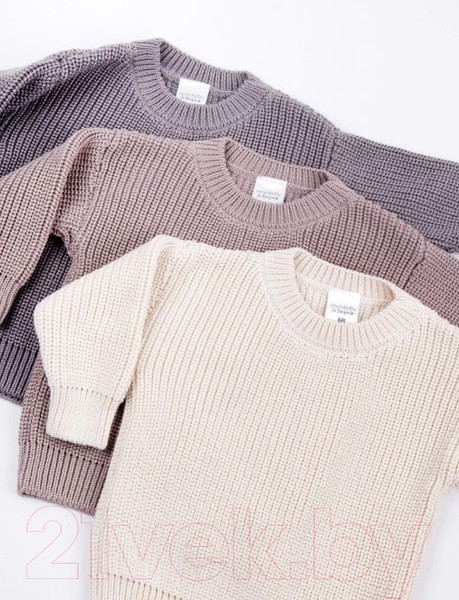 Изображение товара Джемпер для малышей Amarobaby Pure Love Buddy / AB-OD23-PLB26/33-92 (молочный, р.92)