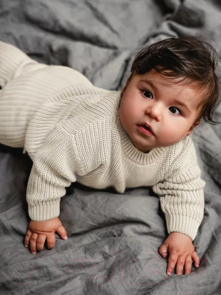 Изображение товара Джемпер для малышей Amarobaby Pure Love Buddy / AB-OD23-PLB26/33-92 (молочный, р.92)