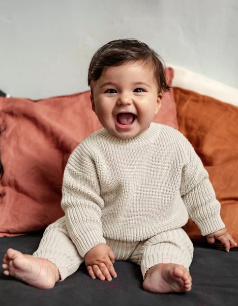 Изображение товара Джемпер для малышей Amarobaby Pure Love Buddy / AB-OD23-PLB26/33-92 (молочный, р.92)