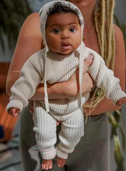 Изображение товара Джемпер для малышей Amarobaby Pure Love Buddy / AB-OD23-PLB26/33-98 (молочный, р.98)
