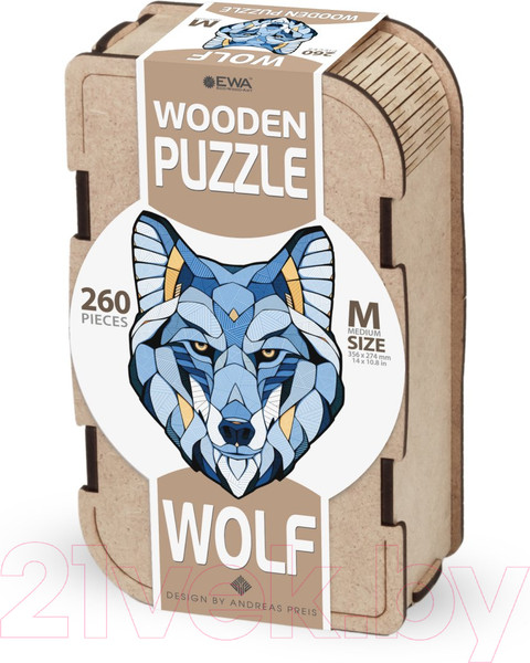 Изображение товара Пазл EWA Волк (M)