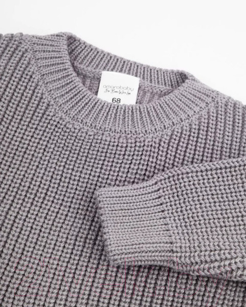 Изображение товара Джемпер для малышей Amarobaby Pure Love Buddy / AB-OD23-PLB26/11-98 (серый, р.98)