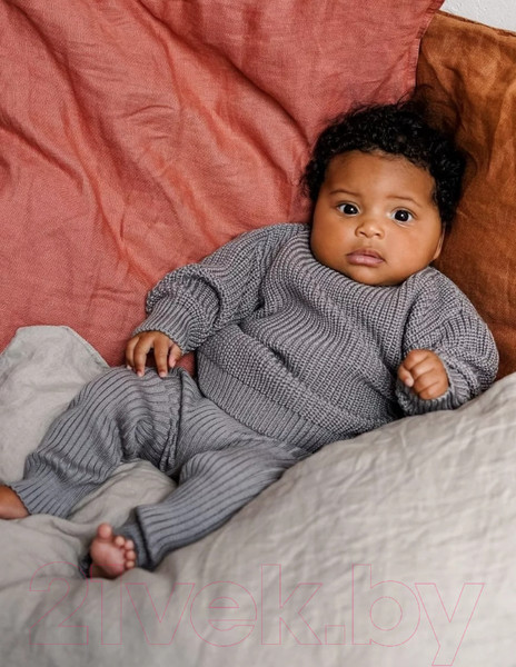 Изображение товара Джемпер для малышей Amarobaby Pure Love Buddy / AB-OD23-PLB26/11-98 (серый, р.98)