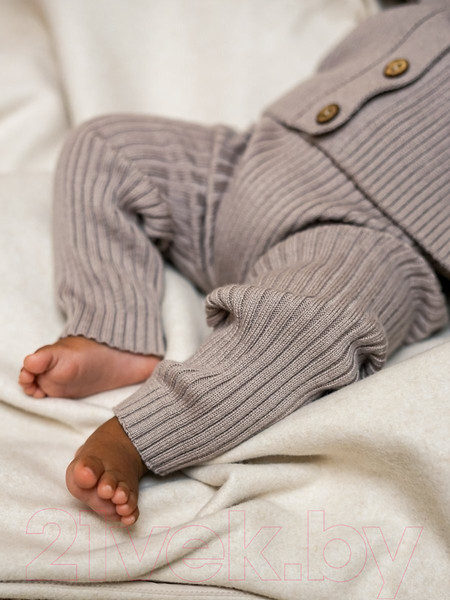 Изображение товара Штаны для малышей Amarobaby Pure Love Comfy / AB-OD23-PLС6/12-98 (коричневый, р.98)