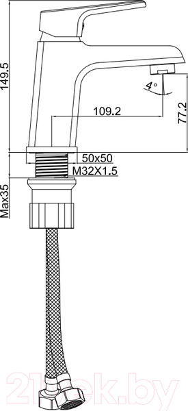 Изображение товара Смеситель Ekko by Maxonor EM1072