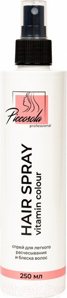 Изображение товара Спрей для волос Piccosola Professional Vitamin Colour для легкого расчесывания и блеска (250мл)