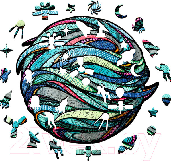 Изображение товара Пазл EWA Голубая планета (M)