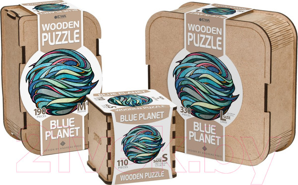 Изображение товара Пазл EWA Голубая планета (M)