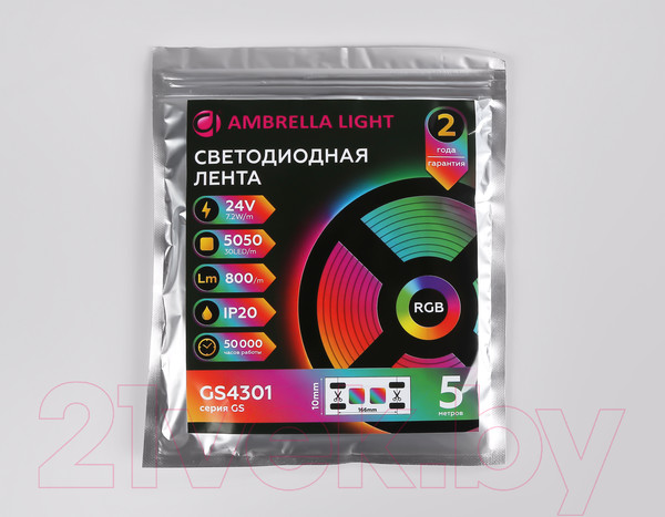 Изображение товара Светодиодная лента Ambrella GS4301