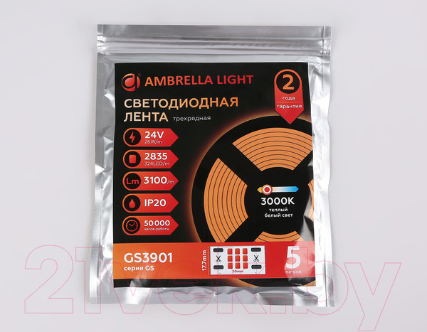 Изображение товара Светодиодная лента Ambrella GS3901