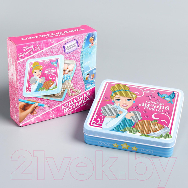 Изображение товара Набор для творчества Disney Шкатулка. Принцессы. Золушка / 4464312