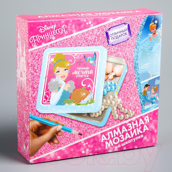 Изображение товара Набор для творчества Disney Шкатулка. Принцессы. Золушка / 4464312