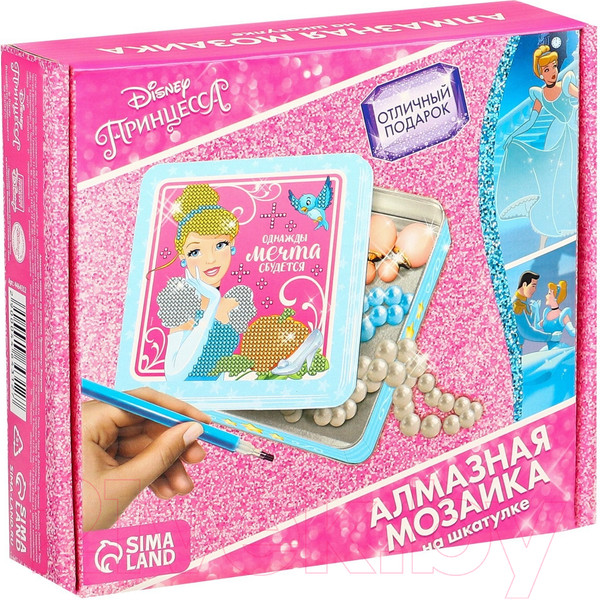Изображение товара Набор для творчества Disney Шкатулка. Принцессы. Золушка / 4464312