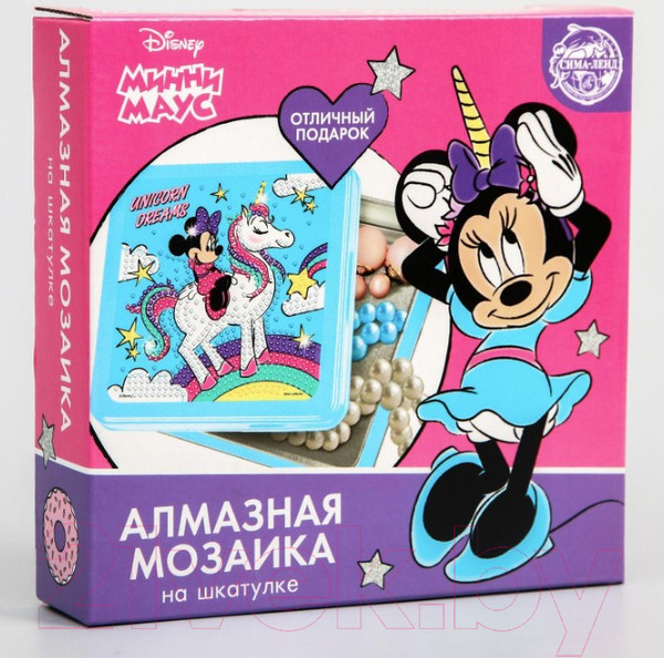 Изображение товара Набор для творчества Disney Шкатулка. Мышка. Минни и единорог / 4971013