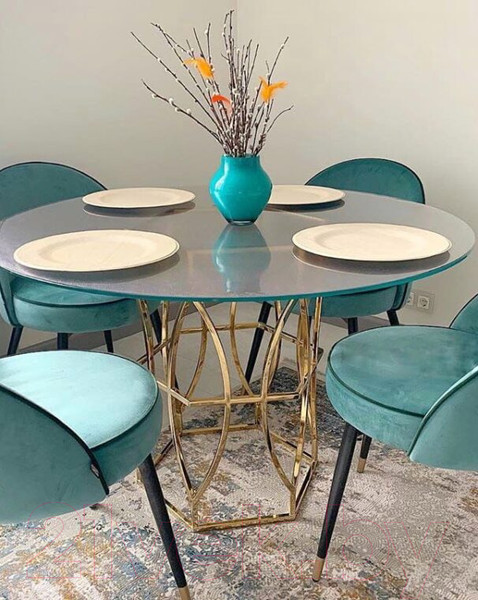 Изображение товара Пленка защитная для стола Stolstyle ПВХ Круг 110см 1.8мм (рифленый)