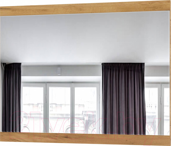 Изображение товара Зеркало Памир Гретта 900 (крафт золотой/белый)