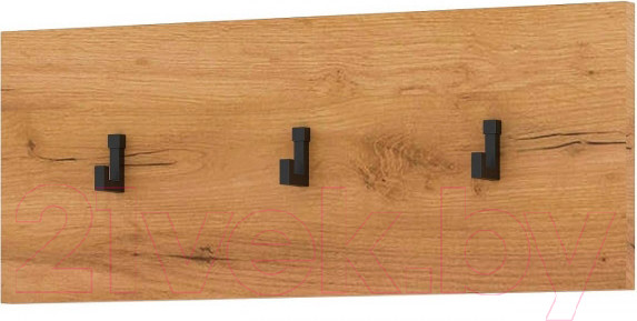 Изображение товара Вешалка для одежды Памир Гретта 500 с крючками (крафт золотой/белый)