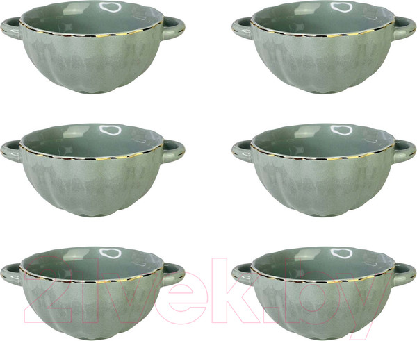 Изображение товара Набор чаш бульонных Lenardi Multicolor 133-379 (6шт)