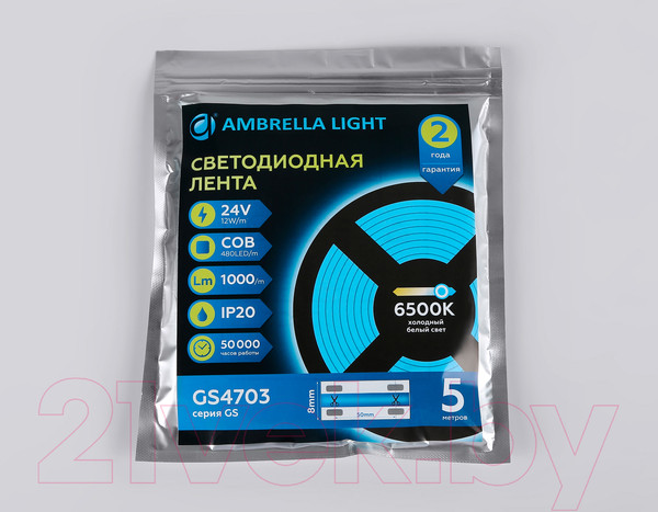 Изображение товара Светодиодная лента Ambrella GS4703