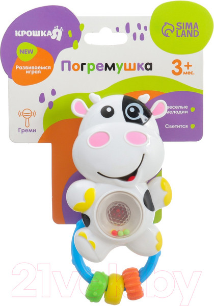 Изображение товара Погремушка Крошка Я Коровка / 7625189