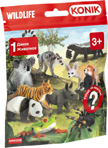 Изображение товара Игрушка-сюрприз Konik Дикие животные / AMW2128