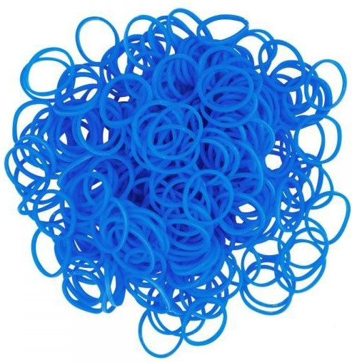 Изображение товара Набор для плетения Rainbow Loom Набор резинок / B0952 (неон/голубой)