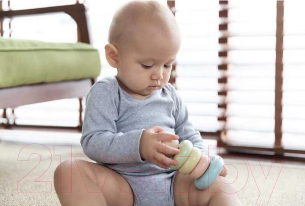 Изображение товара Развивающий игровой набор Plan Toys Пирамидка Кольца / 5380