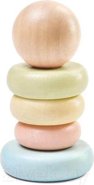 Изображение товара Развивающий игровой набор Plan Toys Пирамидка Кольца / 5380