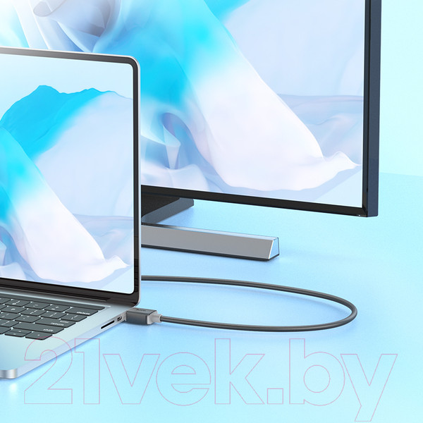 Изображение товара Кабель Hoco US08 HDMI 2.0 (2м, черный)