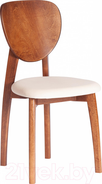 Изображение товара Стул Tetchair Diamante мягкое сиденье (коричневый/Tenerife Cream)