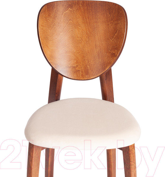 Изображение товара Стул Tetchair Diamante мягкое сиденье (коричневый/Tenerife Cream)