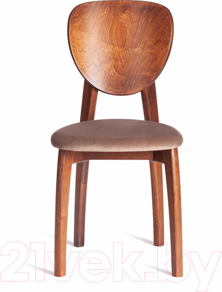 Изображение товара Стул Tetchair Diamante мягкое сиденье (коричневый/Tenerife Mocco)