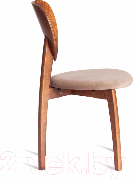 Изображение товара Стул Tetchair Diamante мягкое сиденье (коричневый/Tenerife Mocco)