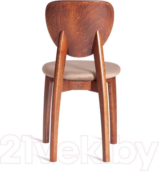 Изображение товара Стул Tetchair Diamante мягкое сиденье (коричневый/Tenerife Mocco)