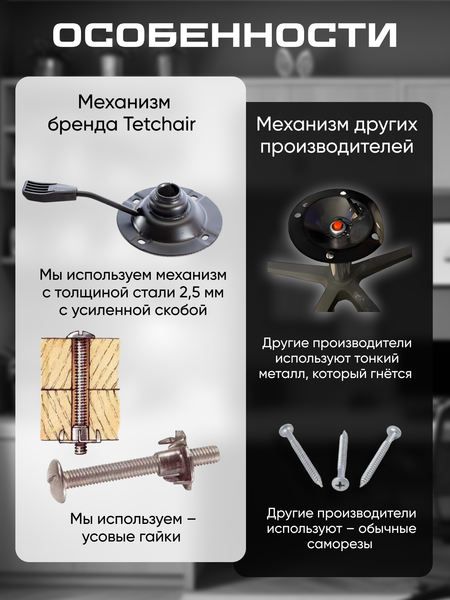 Изображение товара Кресло офисное Tetchair Staff флок (серый, 29/W-12)