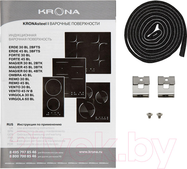 Изображение товара Индукционная варочная панель Krona Magier 60 BL 4BTK / КА-00005762