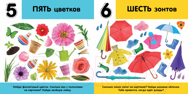 Изображение товара Развивающая книга CLEVER Первые знания. Фотокниги. Цифры / 9785002114986