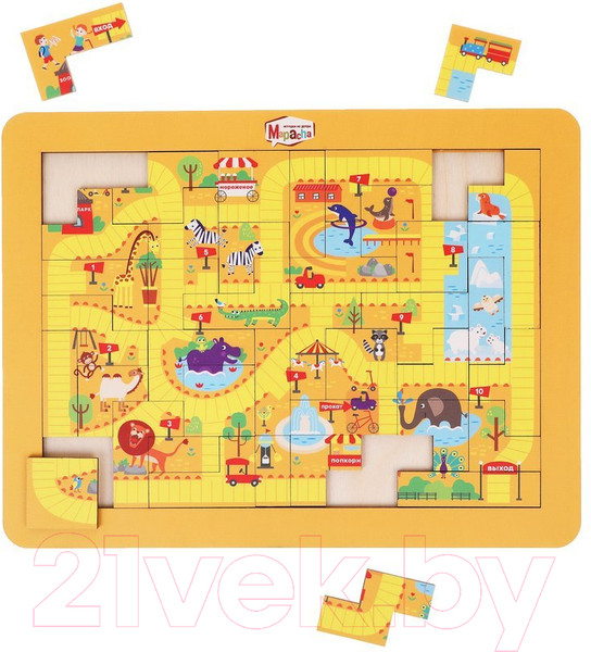 Изображение товара Развивающая игра Mapacha Прогулка по зоопарку / 962205