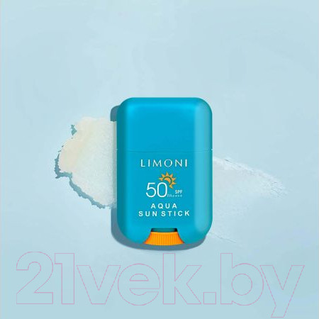 Изображение товара Крем солнцезащитный Limoni Aqua Sun Stick SPF 50+ РА++++ Стик (16.5г)