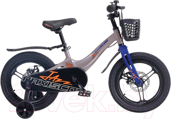 Изображение товара Детский велосипед Maxiscoo Jazz Pro 16 2024 / MSC-J1635P (серый жемчуг)
