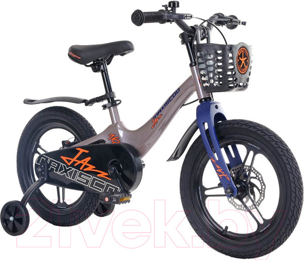 Изображение товара Детский велосипед Maxiscoo Jazz Pro 16 2024 / MSC-J1635P (серый жемчуг)