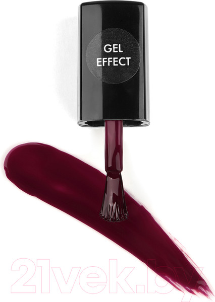 Изображение товара Лак для ногтей E.Mi Ультрастойкий Gel Effect Смелое бордо №175 (9мл)