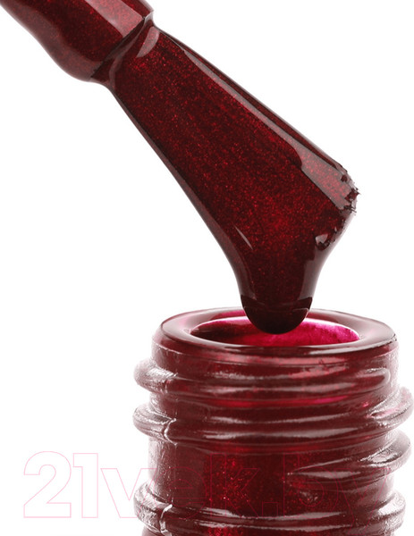 Изображение товара Лак для ногтей E.Mi Ультрастойкий Gel Effect Страстная вишня №123 (9мл)