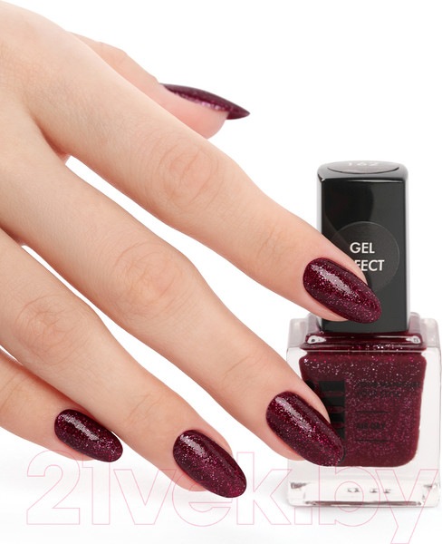 Изображение товара Лак для ногтей E.Mi Ультрастойкий Gel Effect Страстный танец №162 (9мл)