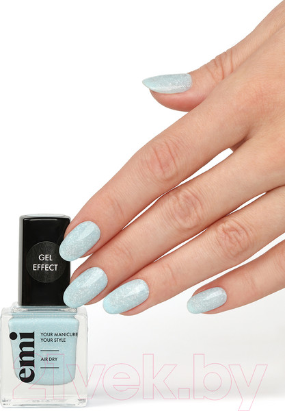 Изображение товара Лак для ногтей E.Mi Ультрастойкий Gel Effect Эфирный берег №168 (9мл)