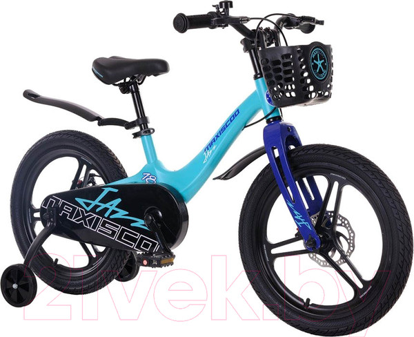 Изображение товара Детский велосипед Maxiscoo Jazz Pro 18 2024 / MSC-J1834P (мятный матовый)